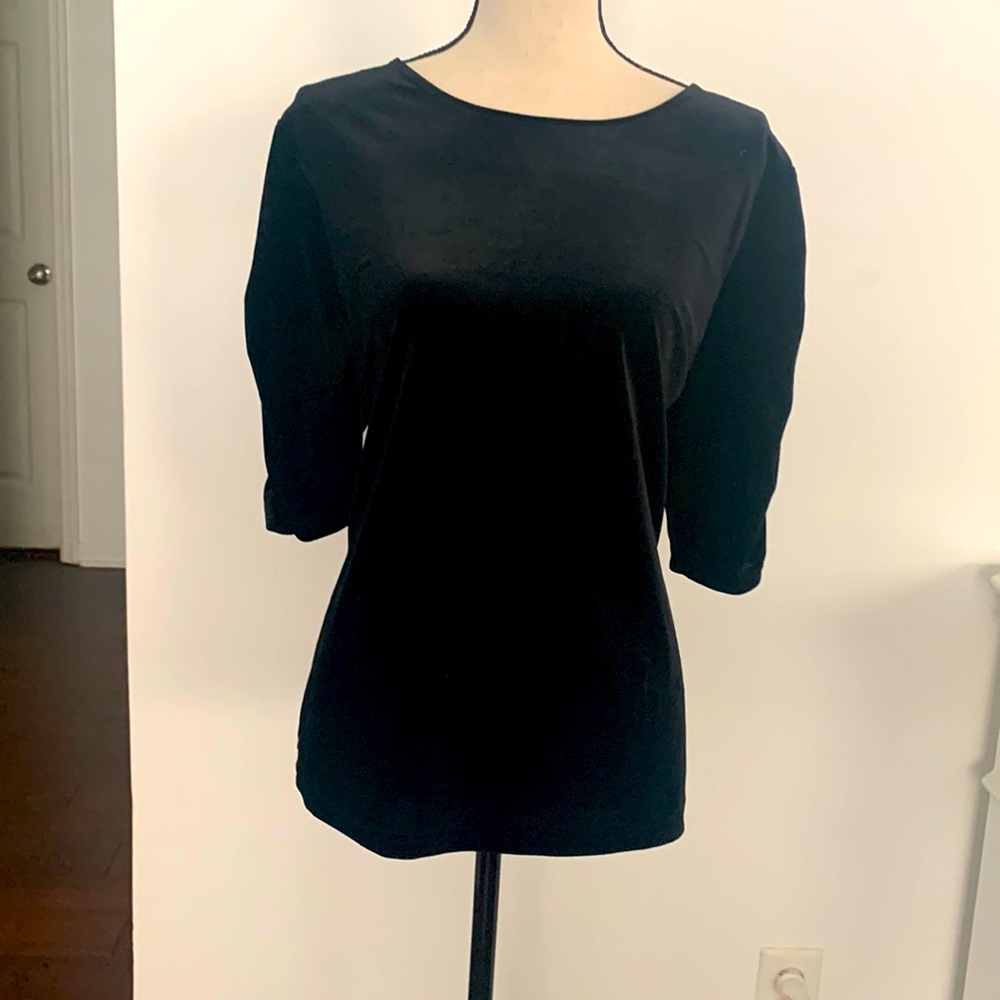 Chaps Velvet stretchy top. Size XL NWT